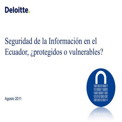 Seguridad informática en el ecuador   expreso - v18082011