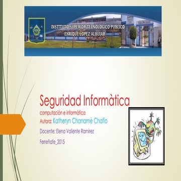 Seguridad informàtica pdf chaname chafio katy