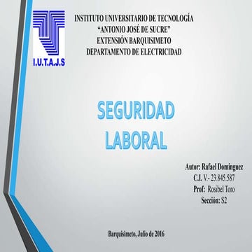 Seguridad laboral