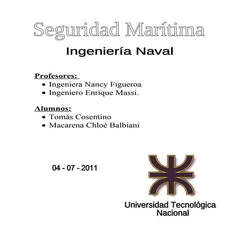 Seguridad maritima (2011)
