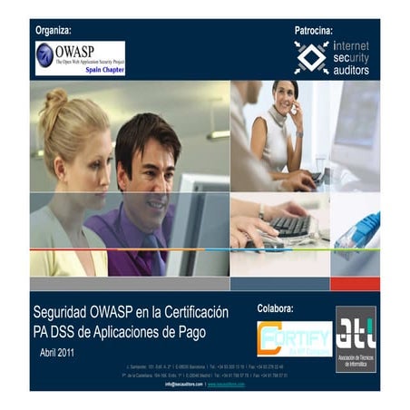 Seguridad OWASP en la Certificación PA DSS de Aplicaciones de Pago