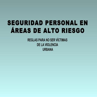 Seguridad personal 
