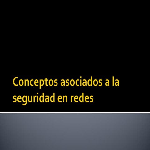 Seguridad presentación