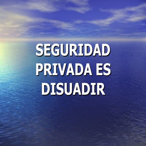 5 razones para invertir en Seguridad privada | PPTX