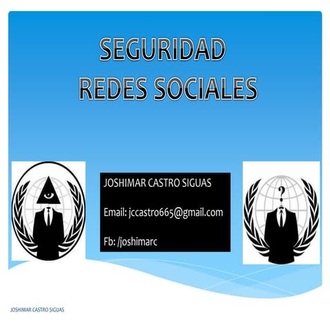 Seguridad redes sociales