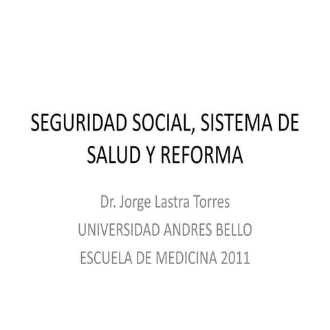 Seguridad, sistemas y reforma