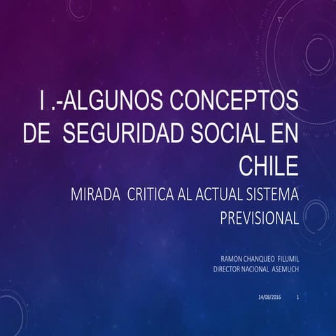 Análisis de la Seguridad Social en Chile