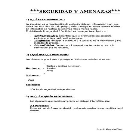 Seguridad y amenazas.