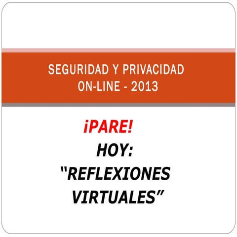 Seguridad y privacidad