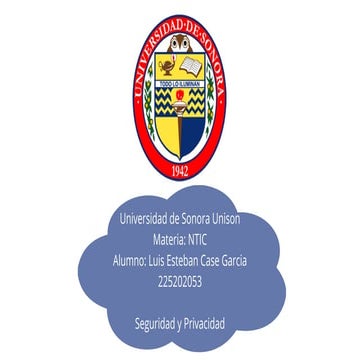 Seguridad y privacidad ………………………………………..