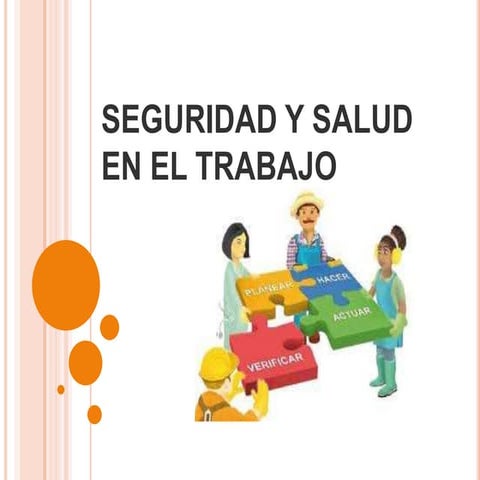 Seguridad y salud en el trabajo