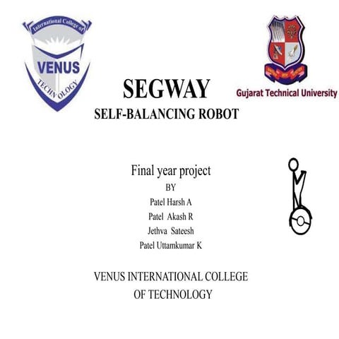 Segway self balancing scooter