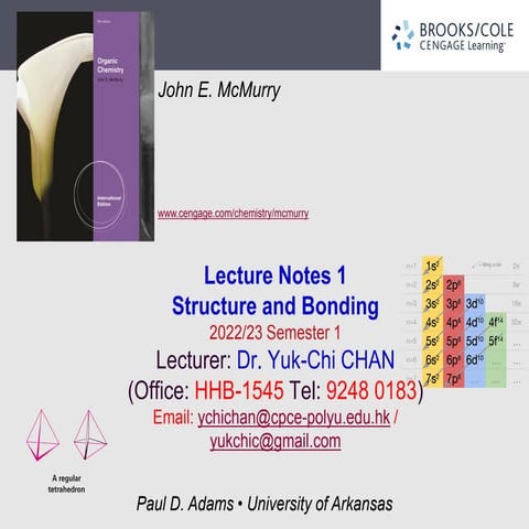SEHH2274 Organic Chemistry Notes 1 Structure and Bonding.pdf