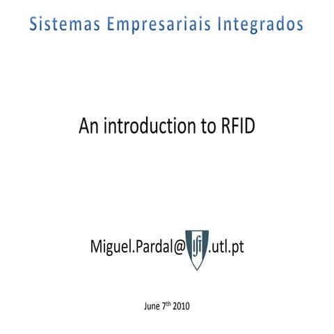An introduction to RFID