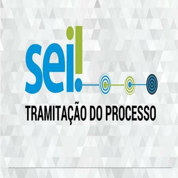 SEI | Tramitar processo