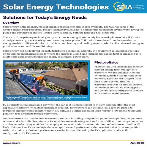 Seia solar-energy-technologies-factsheet-2018-april