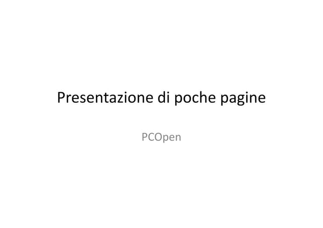 Tre pagine da PDF