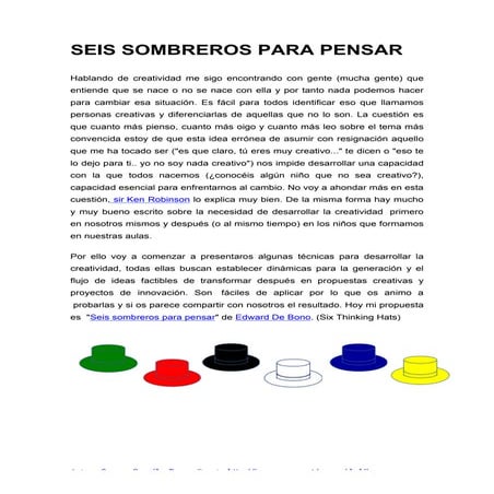 Seis sombreros-para-pensar-de-ineverycrea-carmen-gonzalez