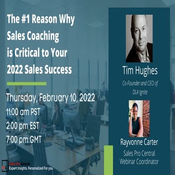 The #1 Reason Why Sales Coaching is Critical to your 2022 Sales Success