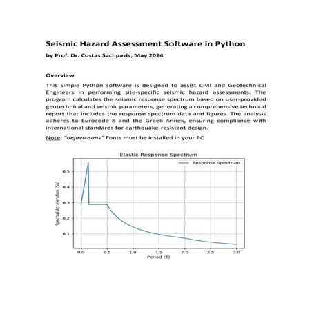Seismic Hazard Assessment Software in Python by Prof. Dr. Costas ...