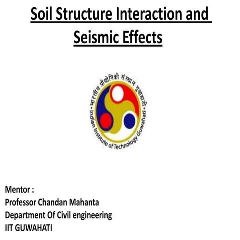 Seismic ssi effects and liquification