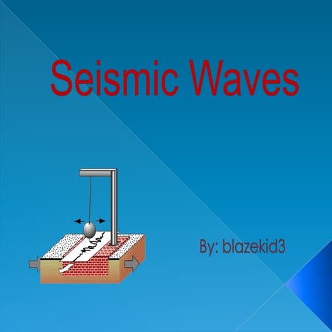 Seismic Waves