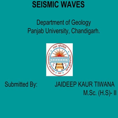 Seismic waves 