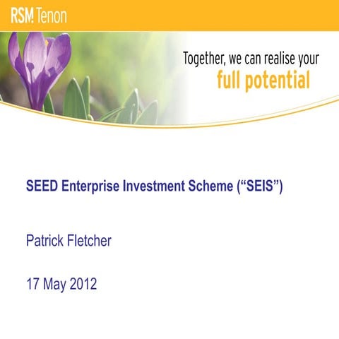 Seed Enterprise Investment Scheme