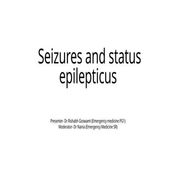 Post traumatic seizure and epilepsy | PPTX