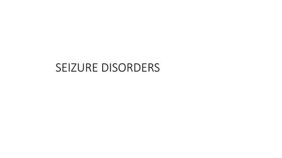 Epilepsy | PPTX | Brain and Nervous System Disorders | Diseases and ...