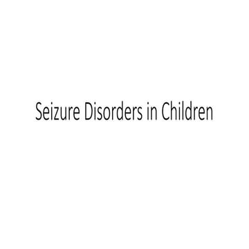 Seizure Disorders 22662251t15526226622222