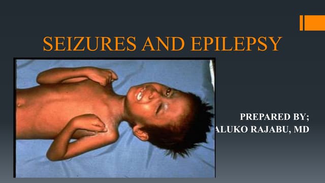 Seizure in children | PPTX