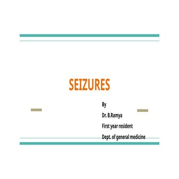 SEIZURES approach causes and treatment pptx
