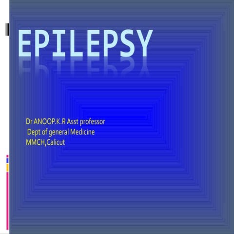 Seizures and epilepsy 