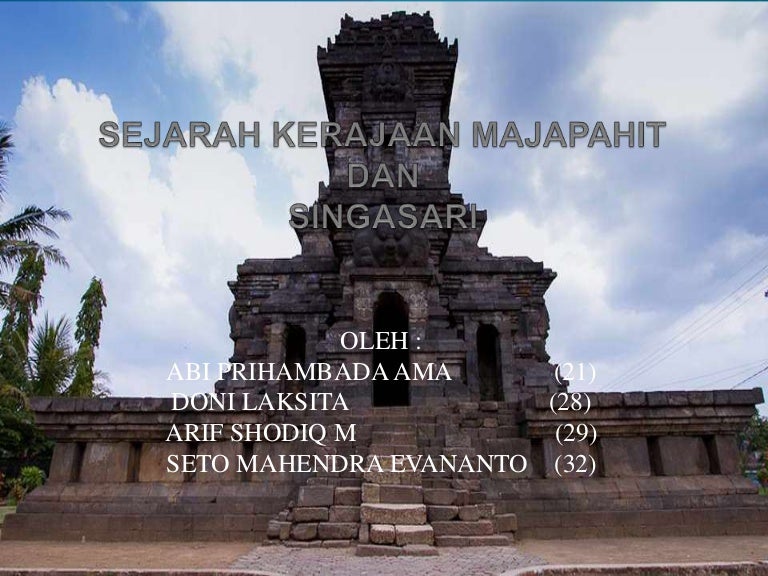 Sejarah Kerajaan Majapahit Dan Singasari Sma N 7 Yk