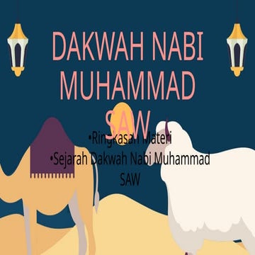 Sejarah Dakwah Nabi Muhammad SAW . pptx | PPTX