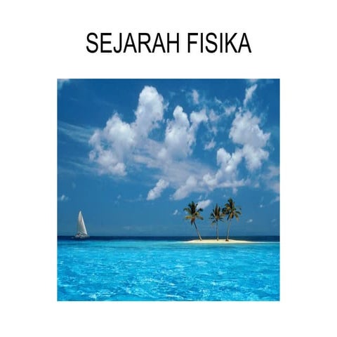 Sejarah fisika