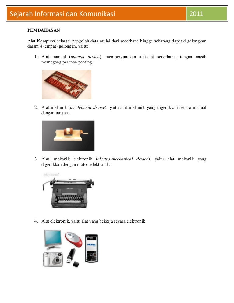 Sejarah Informasi Dan Komunikasi New