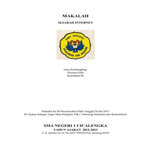 Sejarah internet