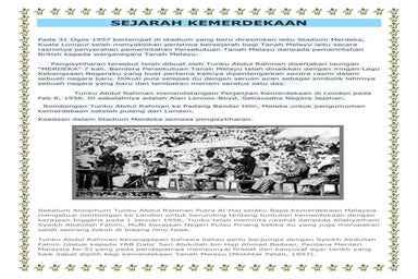 Sejarah kemerdekaan Malaysia