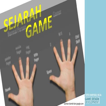 Sejarah singkat (video) game