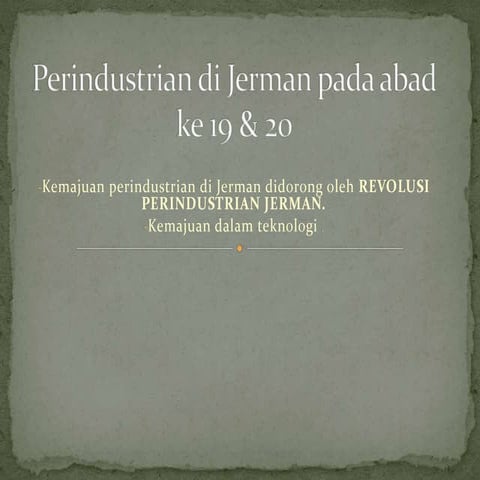 Revolusi Perindustrian Jerman