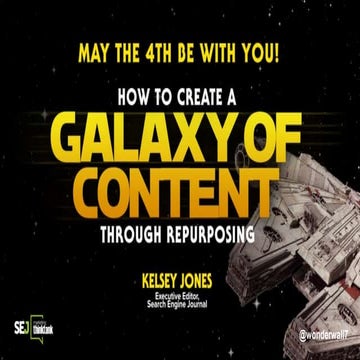 How to Create a Galaxy of Content Through Repurposing