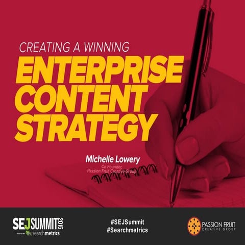 Creating a Winning Brand Content Strategy #SEJSummit