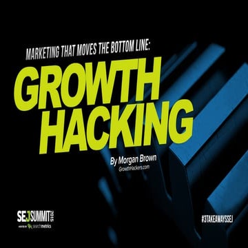 Growth Hacking: Marketing that Moves the Bottom Line