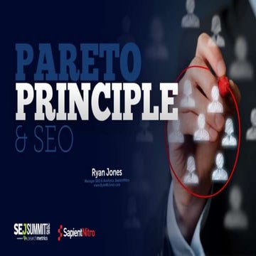 SEO Analytics & the Pareto Principle - Ryan Jones
