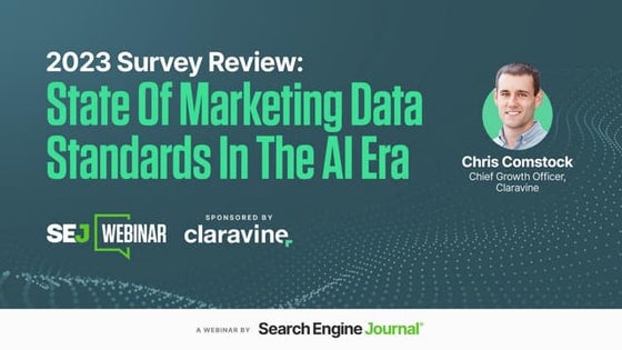 2023 Survey Review: State Of Marketing Data Standards In The AI Era