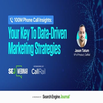 100M Phone Call Insights: Your Key To Data-Driven Marketing Strategies