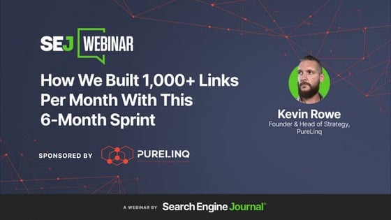 How We Built 1,000+ Links Per Month With This 6-Month Sprint.