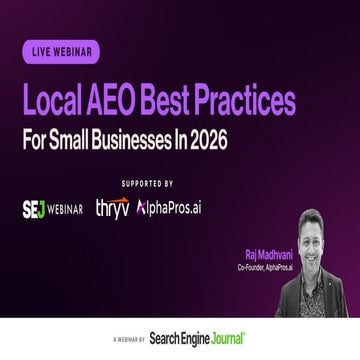 Local AEO Best Practices for Small Businesses in 2026 | PPTX